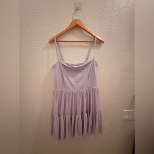 Lavender Spaghetti Strap Dress